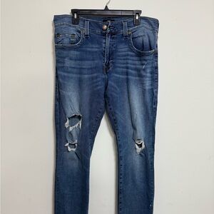 True Religion Men's Relaxed Blue Jeans